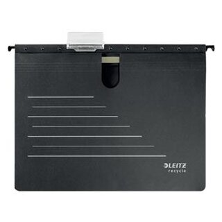 Hängehefter Alpha Recycle A4 schwarz Karton klimaneutral LEITZ 1920-00-95