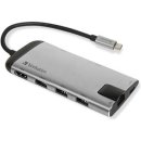 USB-Hub 3.1-C silber VERBATIM 49142