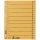 Leitz 1658 Trennblatt - A4berbreite, durchgef&auml;rbter Karton, 100 St&uuml;ck, gelb