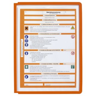 DURABLE Sichttafel SHERPA&reg; Panel A4, PP, A4, orange