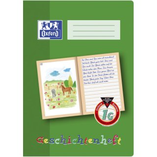 Schreiblernheft LIN 1G - A4, 16 Blatt, 90g/qm, Geschichtenheft
