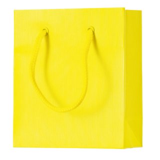 Geschenktragetasche Uni gelb - klein