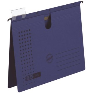 Hängehefter chic ULTIMATE® - Karton (RC), 240 g/qm, A4, dunkelblau, 5 Stück