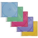 CD-Boxen Standard-Slim Line für 1 CD/DVD, farbig...