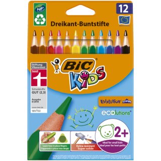 Buntstiftetui Kids Ecolutions Triangle - 12-farbig sortiert