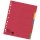 Zahlenregister - 1-5, Karton farbig, A4, 5 Farben, gelocht mit Orgadruck